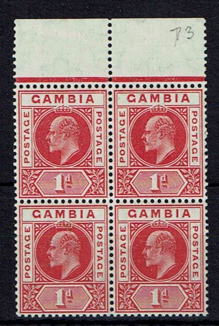 Image of Gambia SG 73/73var UMM British Commonwealth Stamp